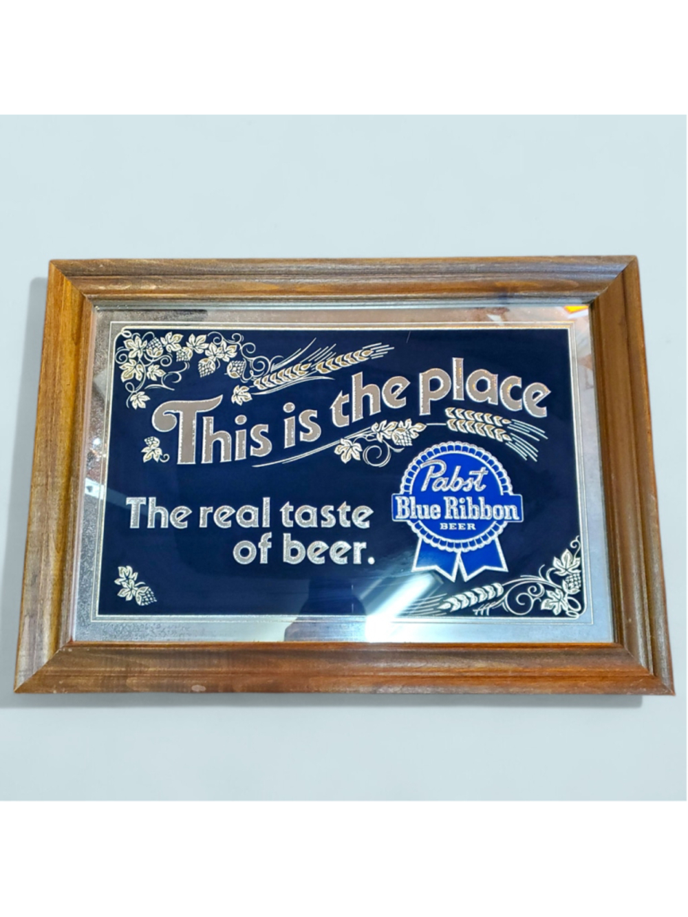 Vintage Pabst Beer Sign Wall Art Mirror